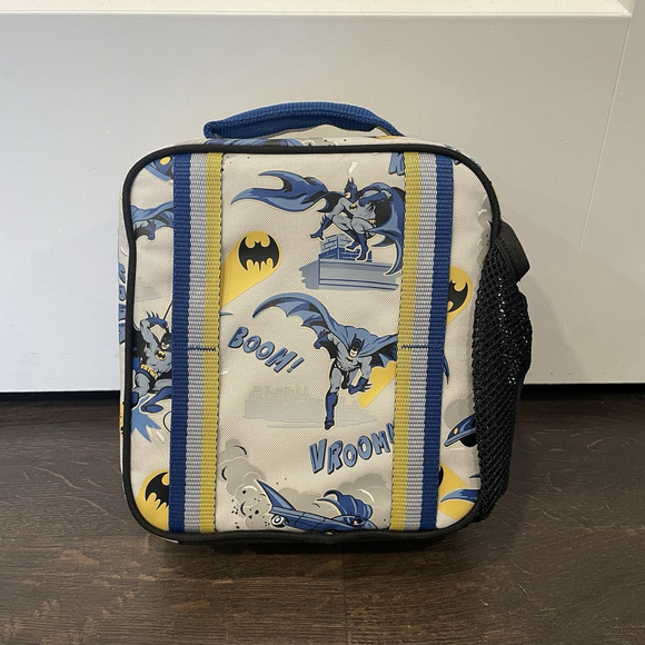 Pottery Barn School LUNCH BOX BAG DC Comics Batman superhero - Picture 3 of 8